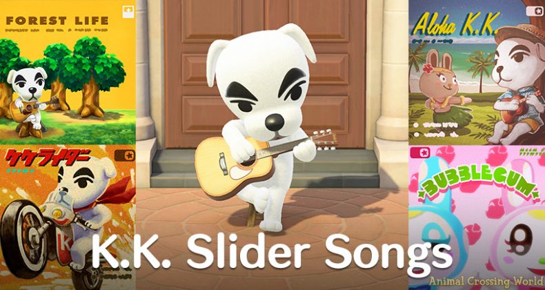 Find Your Favorite! K.K. Sliders Complete Song List in Wild World.