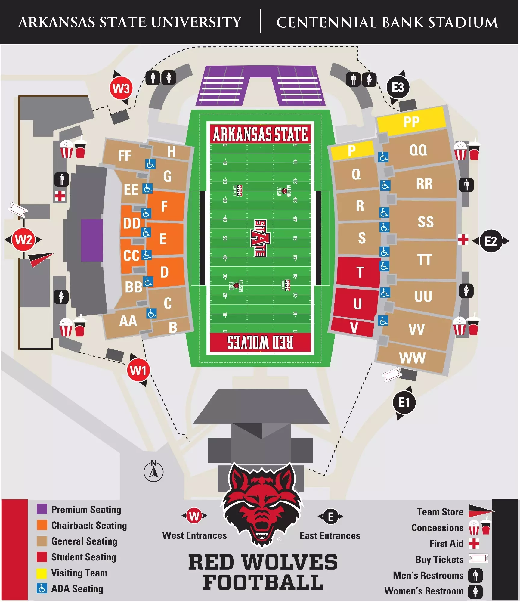 Arkansas State Football Stadium Seating Chart: Your Easy Guide to the Best Seats!