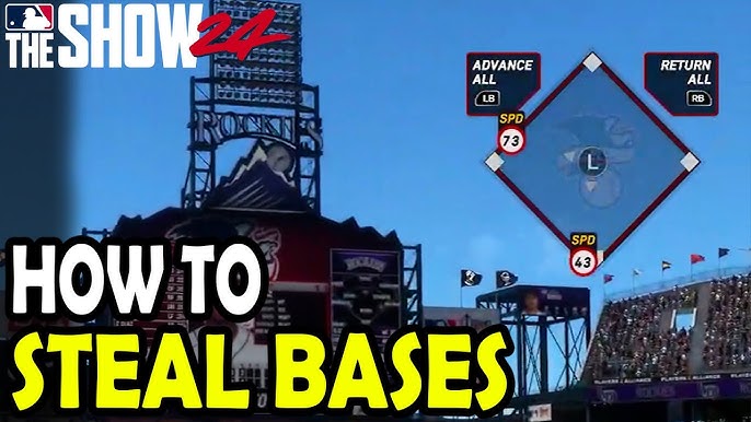 Best Ways for How to Steal in MLB The Show 24, Tips.